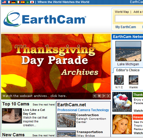 地球上的摄像头